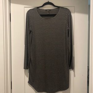 Black & Grey striped dress